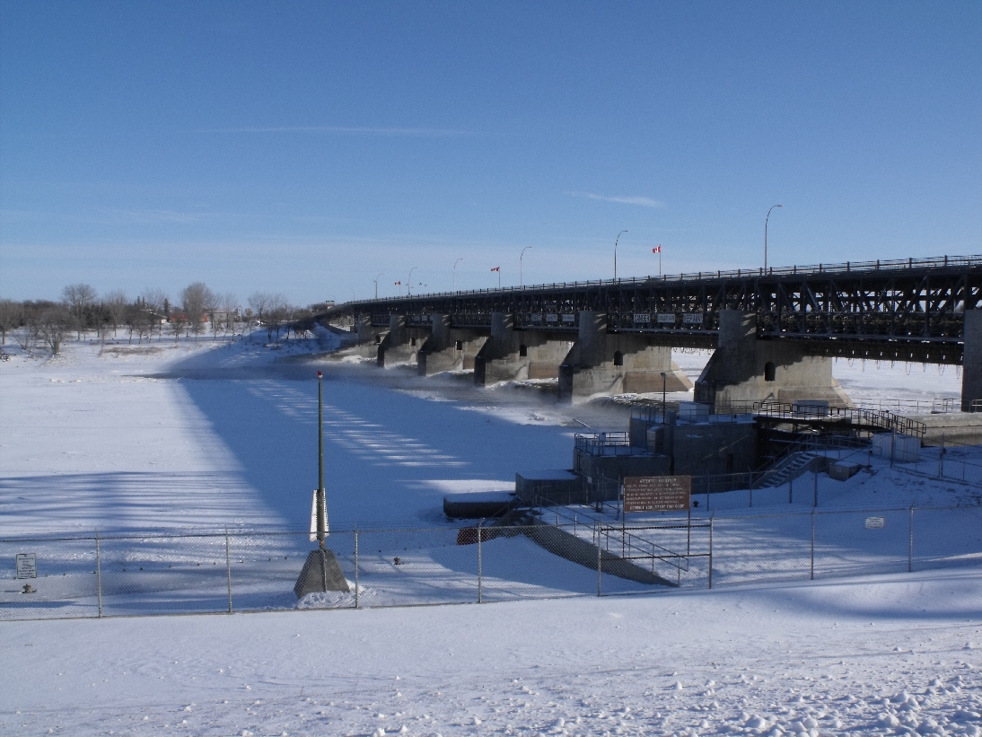 Lackport (na północ od Winnipeg) - most kolejowy