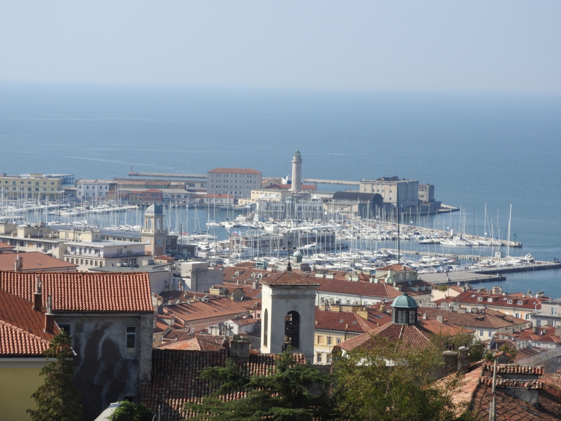 Triest - widok z zamku San Giusto